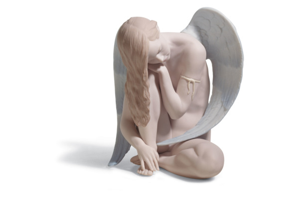 Фигурка Lladro Прекрасный ангел 17x16 см, фарфор