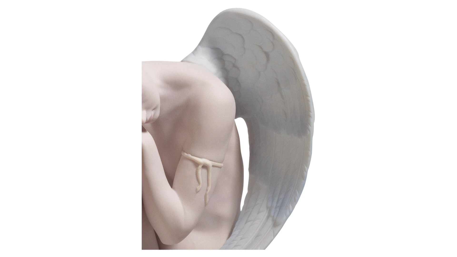 Фигурка Lladro Прекрасный ангел 17x16 см, фарфор