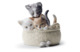 Фигурка Lladro Любопытные котята 12х13 см, фарфор