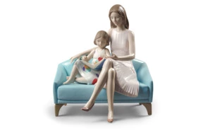 Фигурка Lladro Почитаем? 21х23 см, фарфор