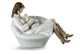 Фигурка Lladro В маминых объятьях 30х22 см, фарфор