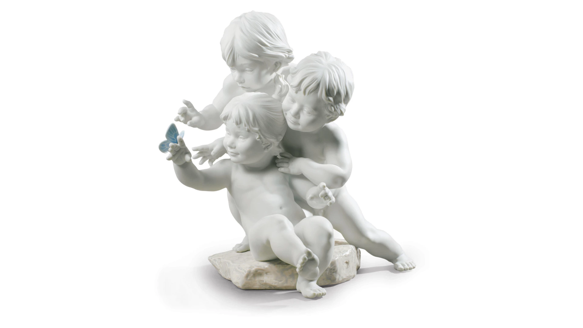 Фигурка Lladro Любопытные дети 38x42 см, фарфор