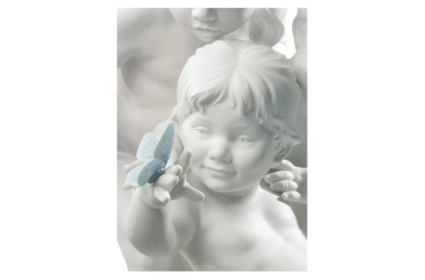 Фигурка Lladro Любопытные дети 38x42 см, фарфор