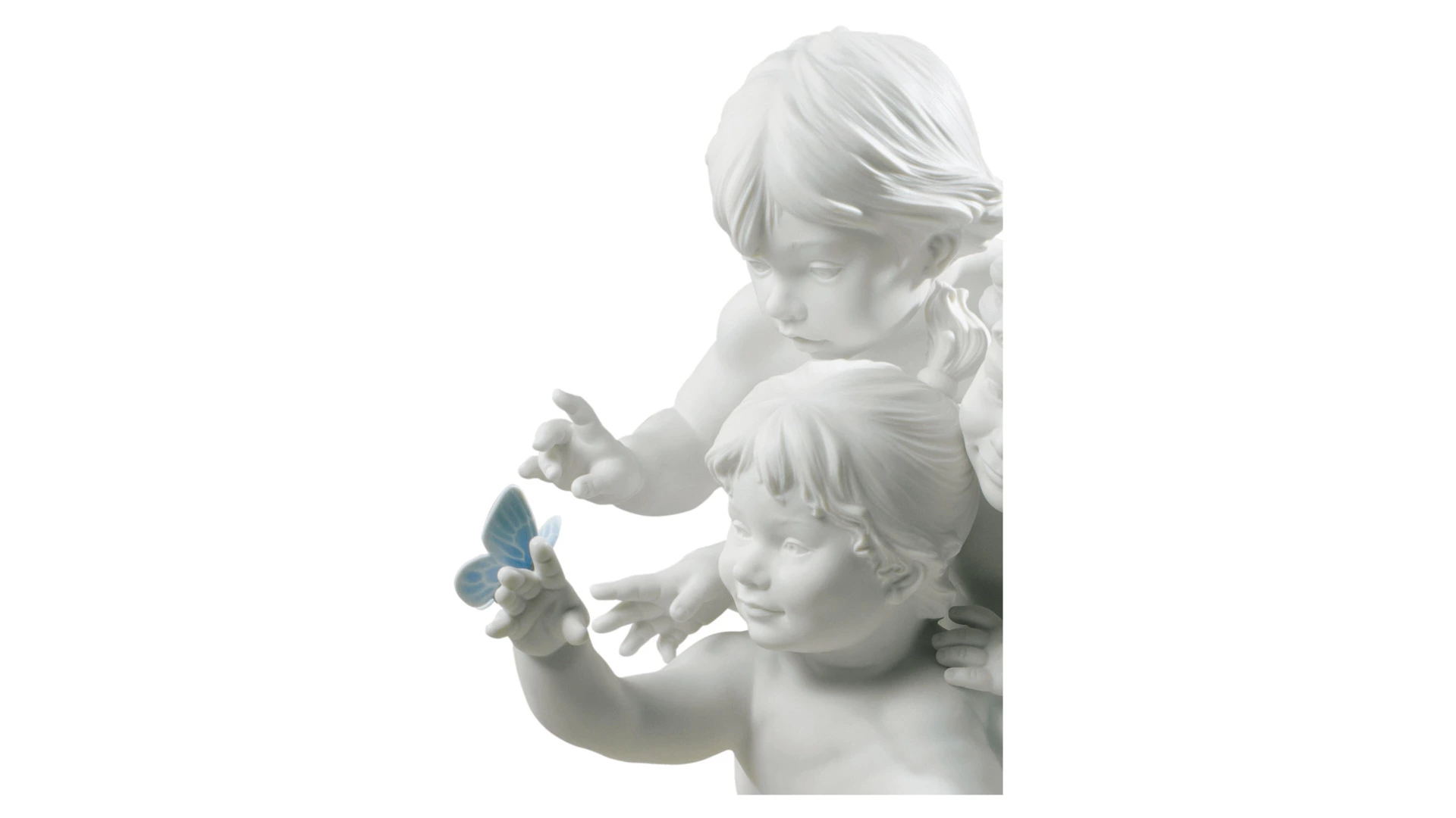 Фигурка Lladro Любопытные дети 38x42 см, фарфор