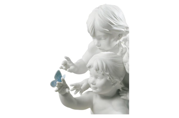 Фигурка Lladro Любопытные дети 38x42 см, фарфор