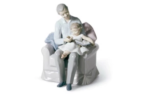 Фигурка Lladro Дедушкины рассказы 20x15 см, фарфор