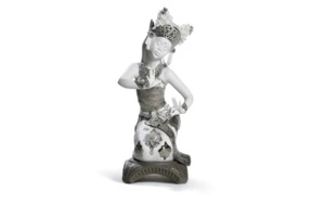 Фигурка Lladro Баллийская танцовщица, Ре-Деко 23х10 см, фарфор