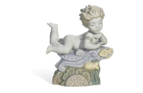 Фигурка Lladro Очарование жизнью 16х14 см, фарфор