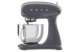 Миксер планетарный SMEG SMF03GREU, 800 Вт, чаша стальная 4,8л, 3 насадки, алюминий литой, серый