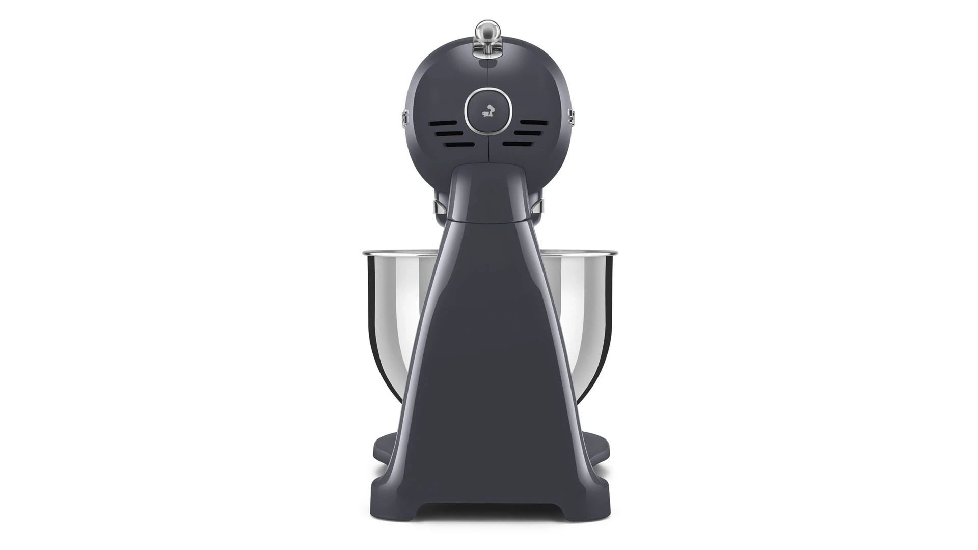 Миксер планетарный SMEG SMF03GREU, 800 Вт, чаша стальная 4,8л, 3 насадки, алюминий литой, серый