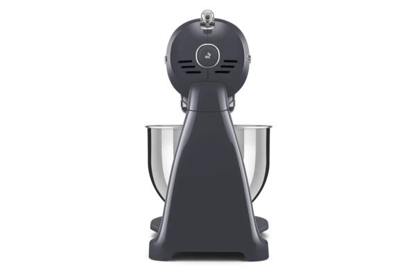 Миксер планетарный SMEG SMF03GREU, 800 Вт, чаша стальная 4,8л, 3 насадки, алюминий литой, серый