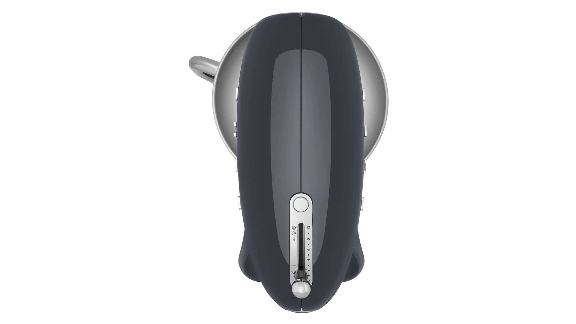 Миксер планетарный SMEG SMF03GREU, 800 Вт, чаша стальная 4,8л, 3 насадки, алюминий литой, серый