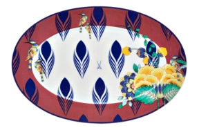 Блюдо Meissen Коллаж Мистический сад 30 см