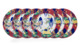 Набор тарелок подстановочных Meissen Коллаж Мистический сад 33 см, 6шт