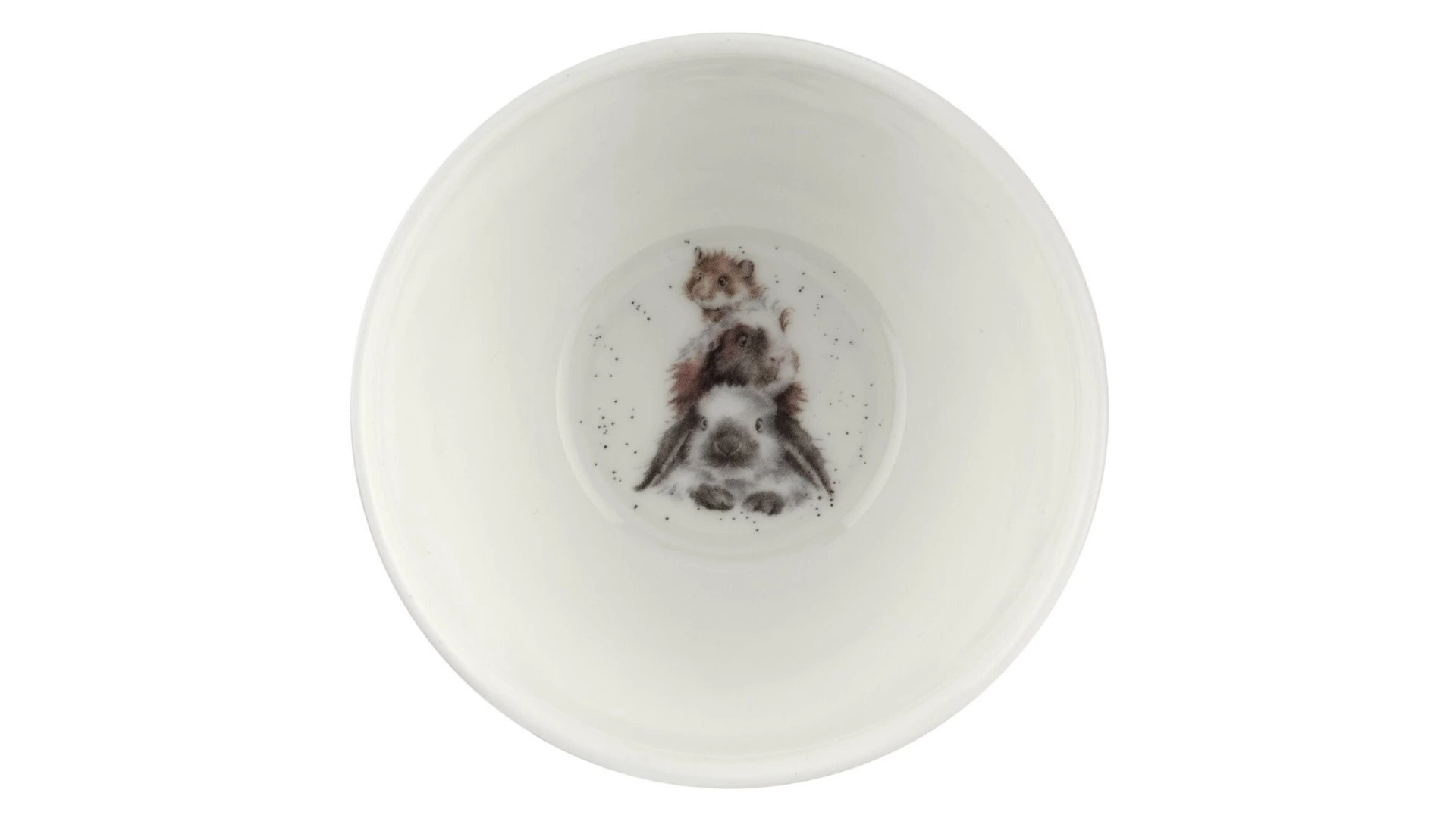 Набор из 3 салатников на подносе Royal Worcester Забавная фауна Морские свинки, 30x15 см