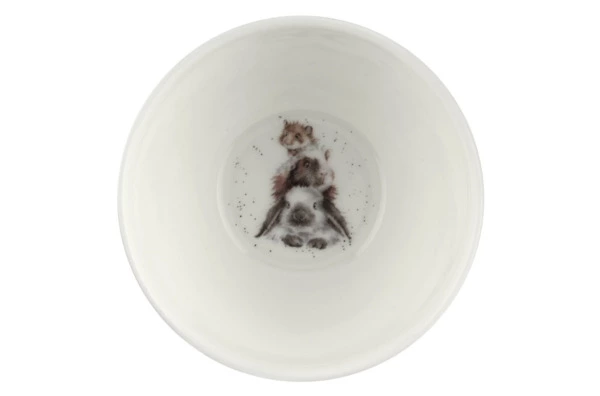 Набор из 3 салатников на подносе Royal Worcester Забавная фауна Морские свинки, 30x15 см