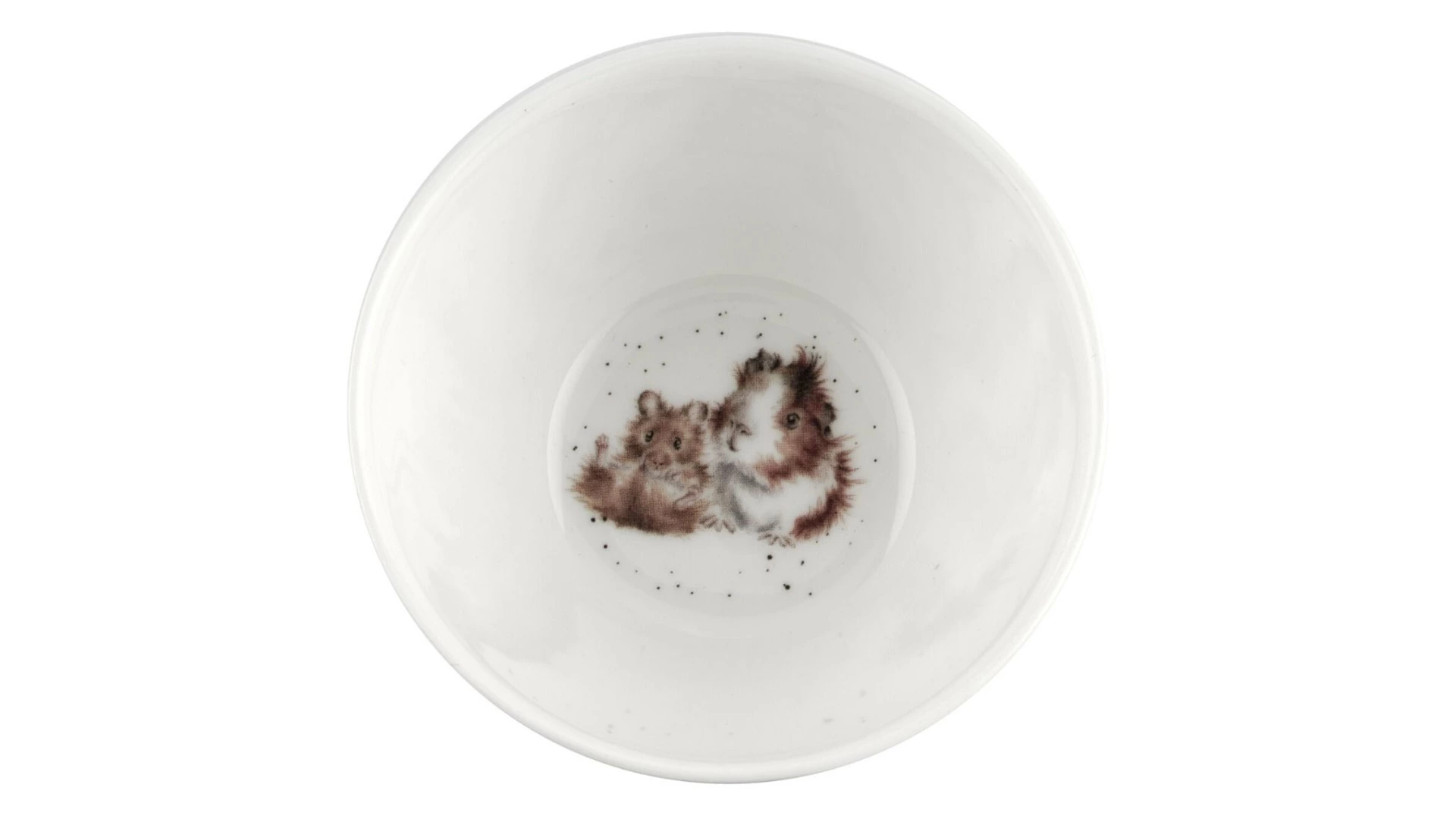 Набор из 3 салатников на подносе Royal Worcester Забавная фауна Морские свинки, 30x15 см