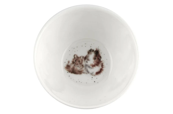Набор из 3 салатников на подносе Royal Worcester Забавная фауна Морские свинки, 30x15 см