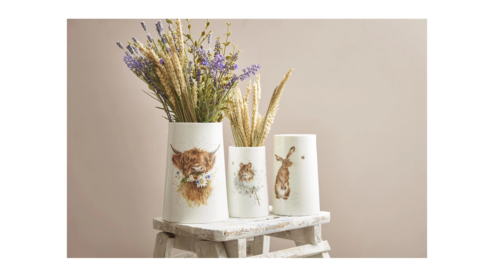 Ваза Royal Worcester Забавная фауна Мышка 14,6 см, фарфор костяной