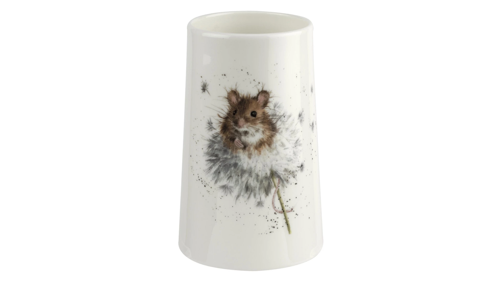 Ваза Royal Worcester Забавная фауна Мышка 14,6 см, фарфор костяной