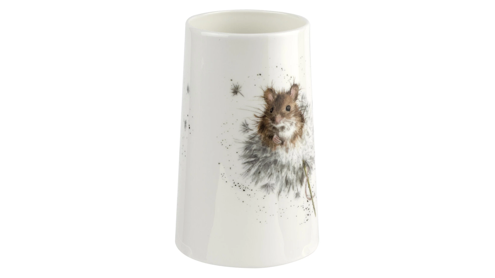 Ваза Royal Worcester Забавная фауна Мышка 14,6 см, фарфор костяной