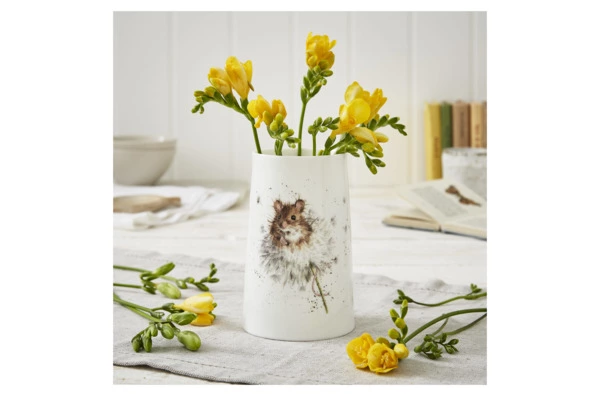 Ваза Royal Worcester Забавная фауна Мышка 14,6 см, фарфор костяной
