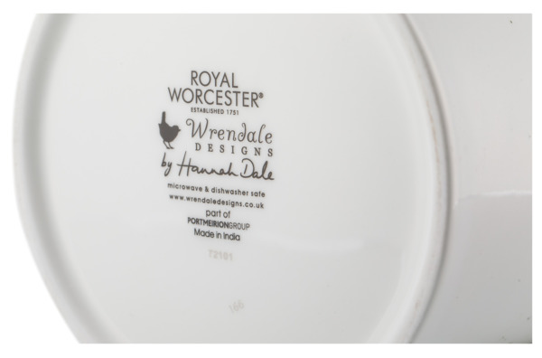 Ваза Royal Worcester Забавная фауна Заяц и пчела 17 см