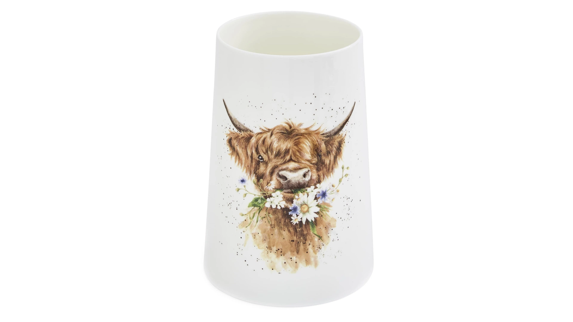 Ваза Royal Worcester Забавная фауна Коровка 20 см