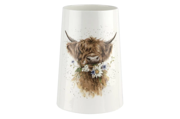 Ваза Royal Worcester Забавная фауна Коровка 20 см
