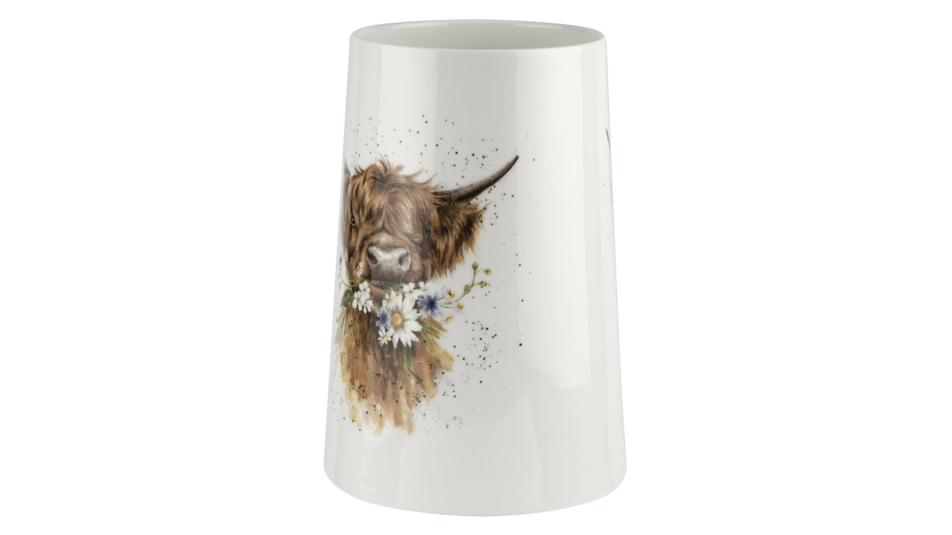 Ваза Royal Worcester Забавная фауна Коровка 20 см