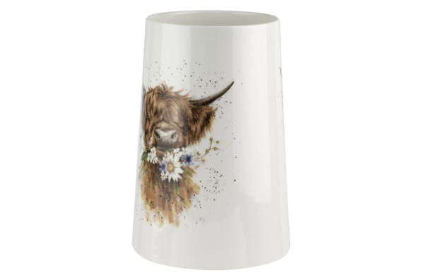 Ваза Royal Worcester Забавная фауна Коровка 20 см