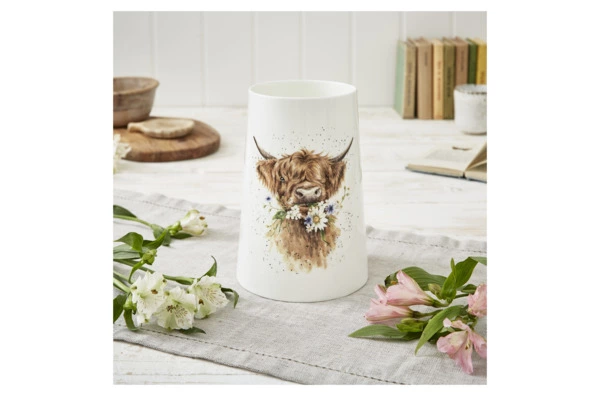 Ваза Royal Worcester Забавная фауна Коровка 20 см