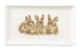 Блюдо сервировочное прямоугольное Royal Worcester Забавная фауна Крольчата 20х8 см, фарфор костяной