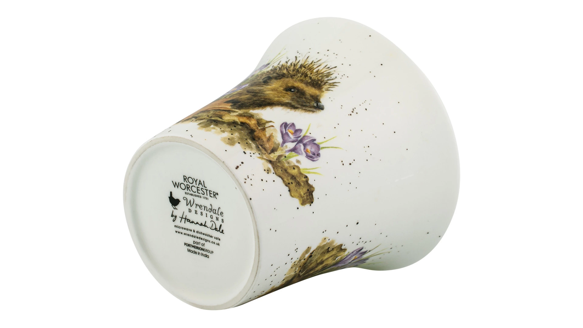 Ваза Royal Worcester Забавная фауна Ежик 10 см, фарфор костяной