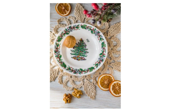 Тарелка закусочная Spode Рождественская ель Эксклюзив 20 см