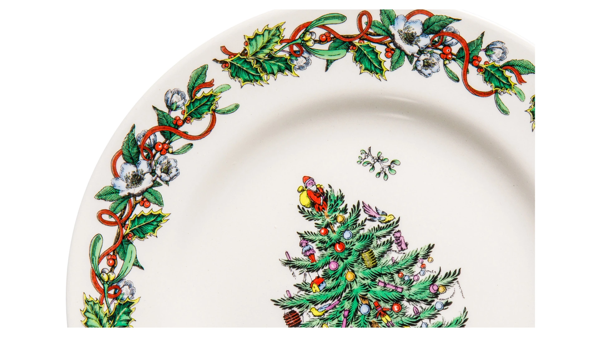 Тарелка пирожковая Spode Рождественская ель Эксклюзив 15 см