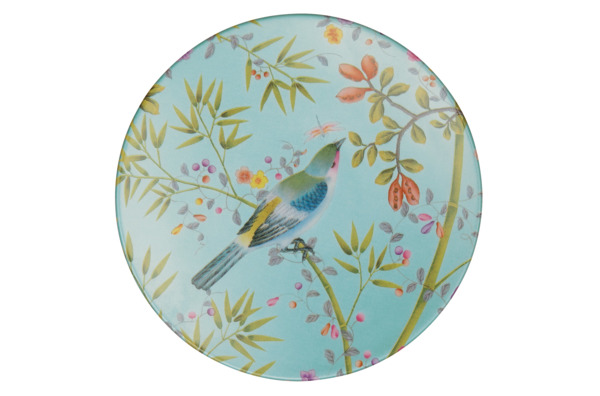 Тарелка пирожковая Raynaud Райские птицы 16 см, бирюзовый, фарфор