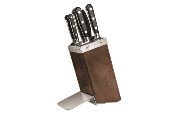 Набор из 5 ножей и 1 заточки Tarrerias-Bonjean Маэстро в деревянном блоке