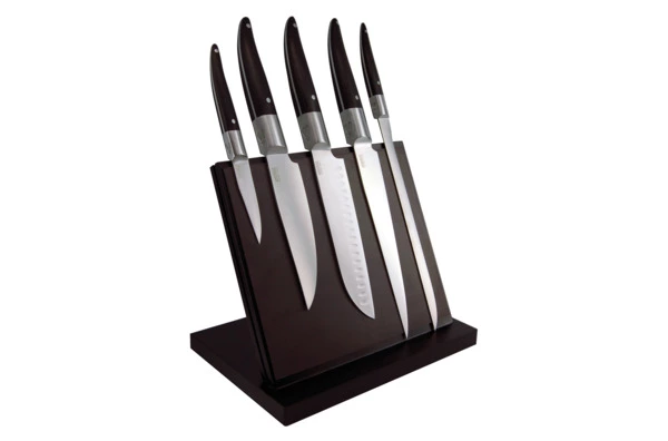 Набор кухонных ножей Tarrerias Bonjean Лайоль-Экспрессия на магнитном блоке, 5 шт