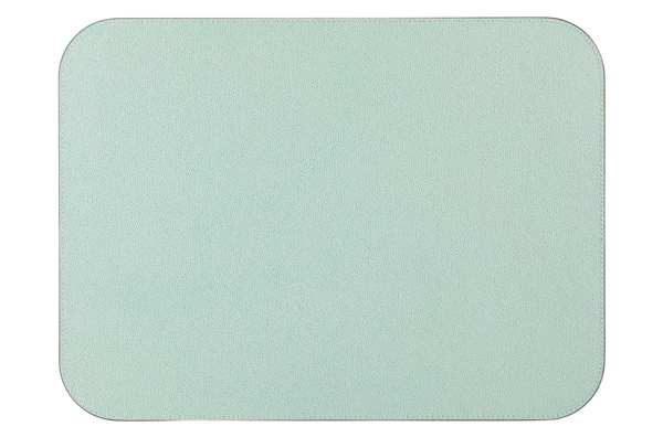 Салфетка подстановочная с закругленными углами Giobagnara Ванни 46х34 см, двойная строчка, мятная