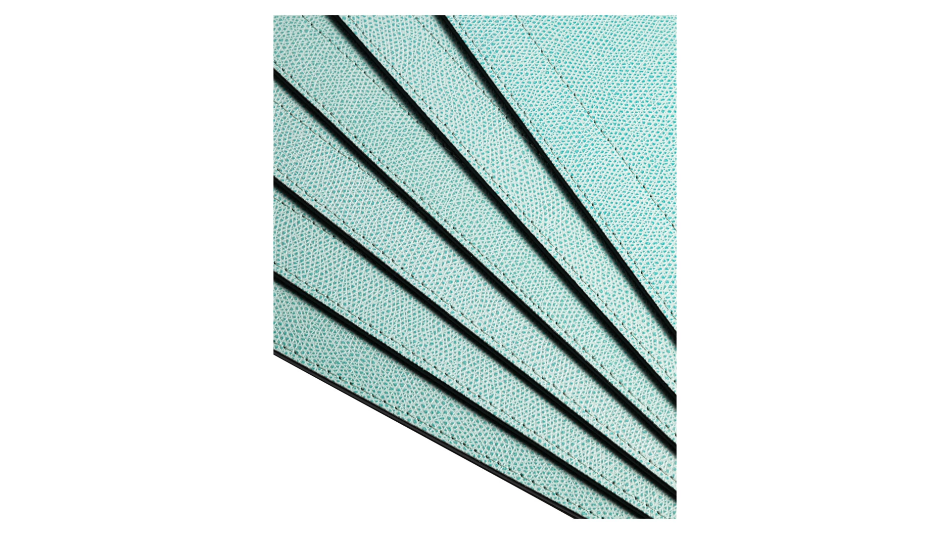 Набор салфеток подстановочных с закругленными углами Giobagnara Ванни 46х34 см, 6 шт, мятный