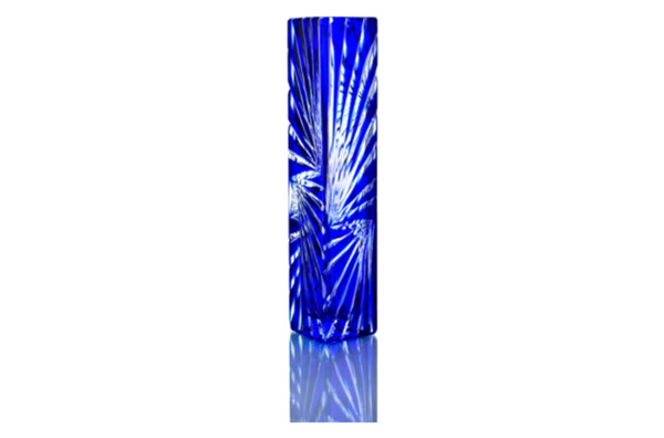 Ваза для цветов ГХЗ Консул 32,5 см, хрусталь, синяя