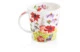 Кружка Dunoon Садовые цветы Кернгорм 480 мл, фарфор костяной, красная