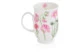 Кружка Dunoon Розовые цветы Саффолк 310 мл, фарфор костяной