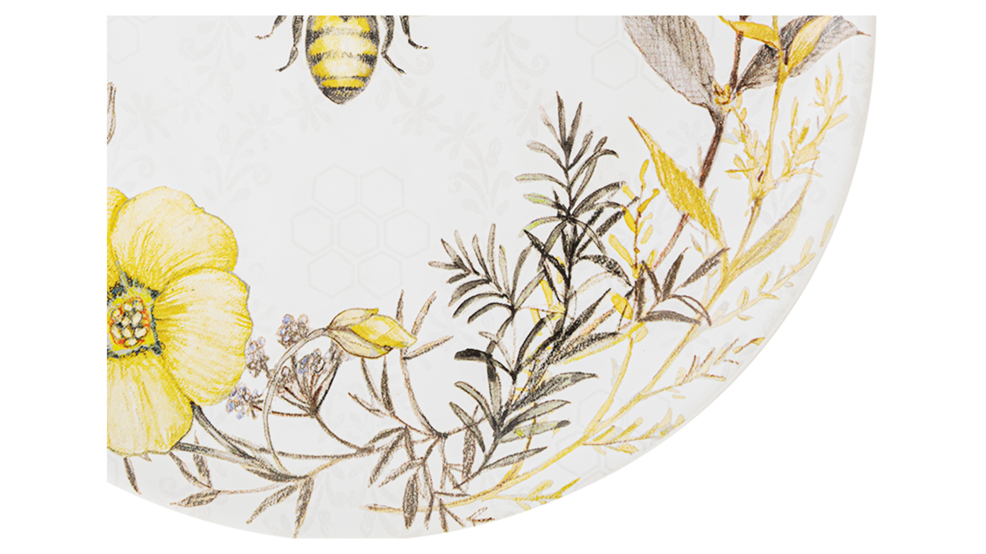 Тарелка обеденная Certified Int. Пчелки 27 см, керамика