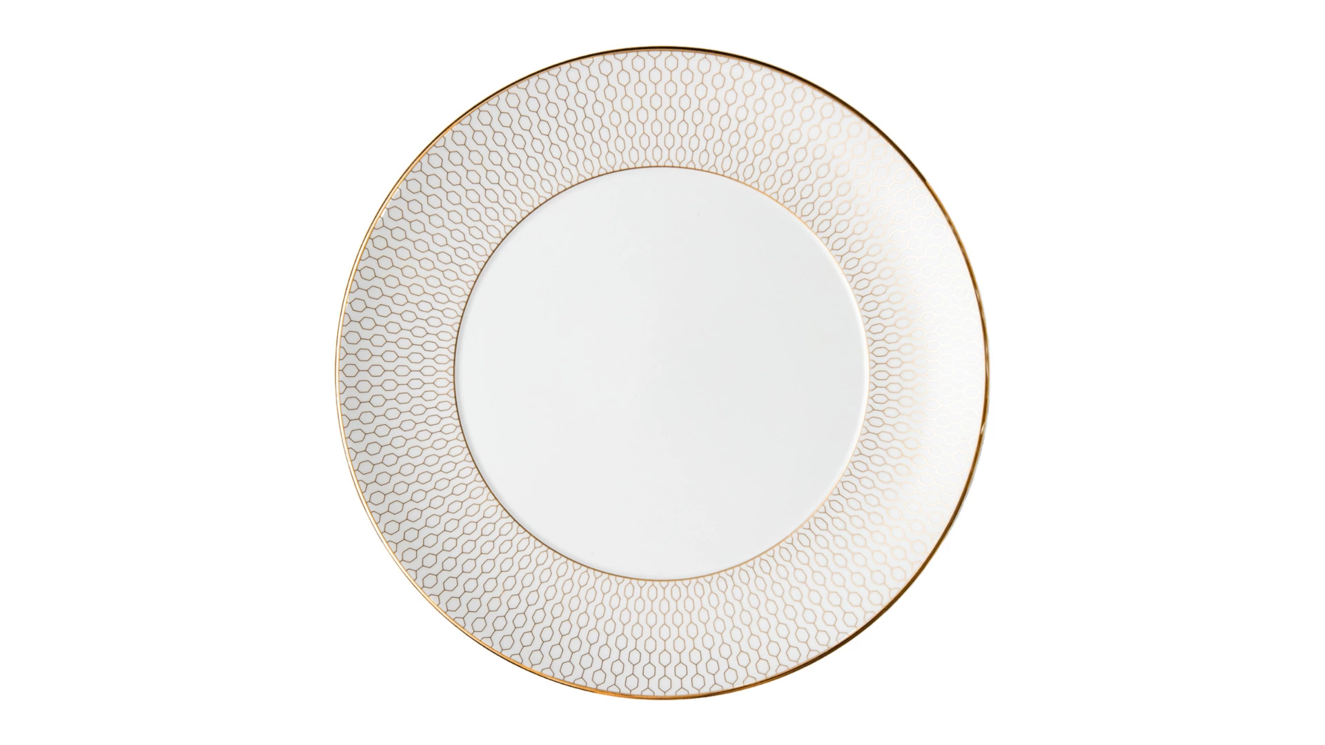 Тарелка закусочная Wedgwood Джио Голд 20 см, фарфор