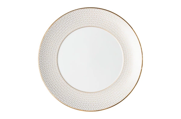 Тарелка закусочная Wedgwood Джио Голд 20 см, фарфор