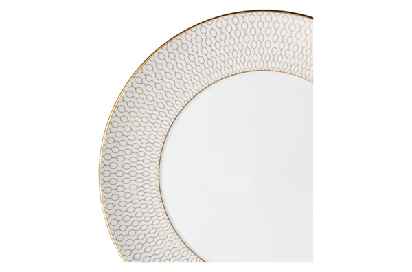 Тарелка закусочная Wedgwood Джио Голд 20 см, фарфор