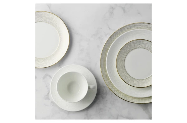 Тарелка закусочная Wedgwood Джио Голд 20 см, фарфор