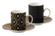Набор чашек кофейных с блюдцами Wedgwood Аррис 110 мл, 2 шт, фарфор